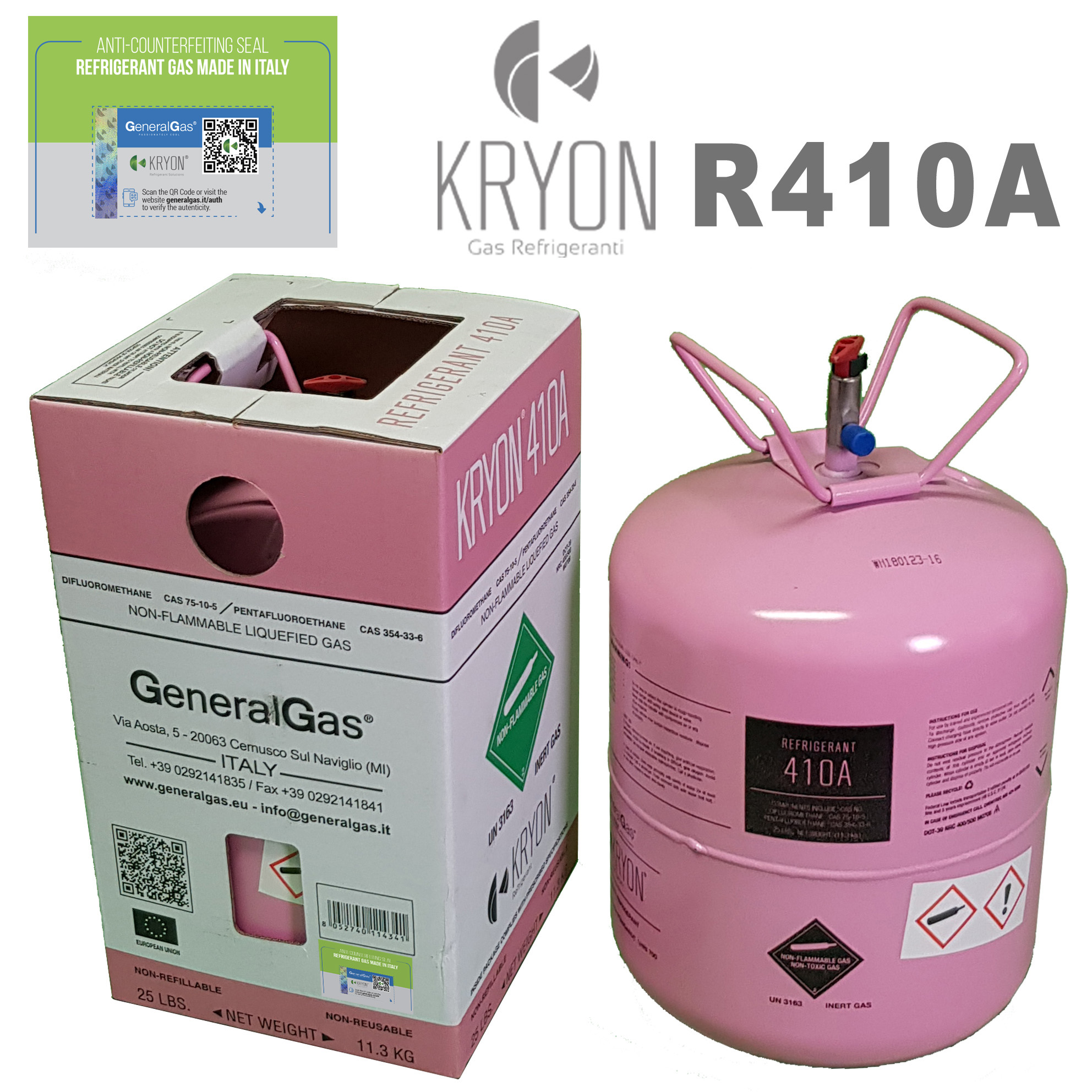 Honeywell Refrigerants Gas R410a USA Al ITQAN, 49 OFF